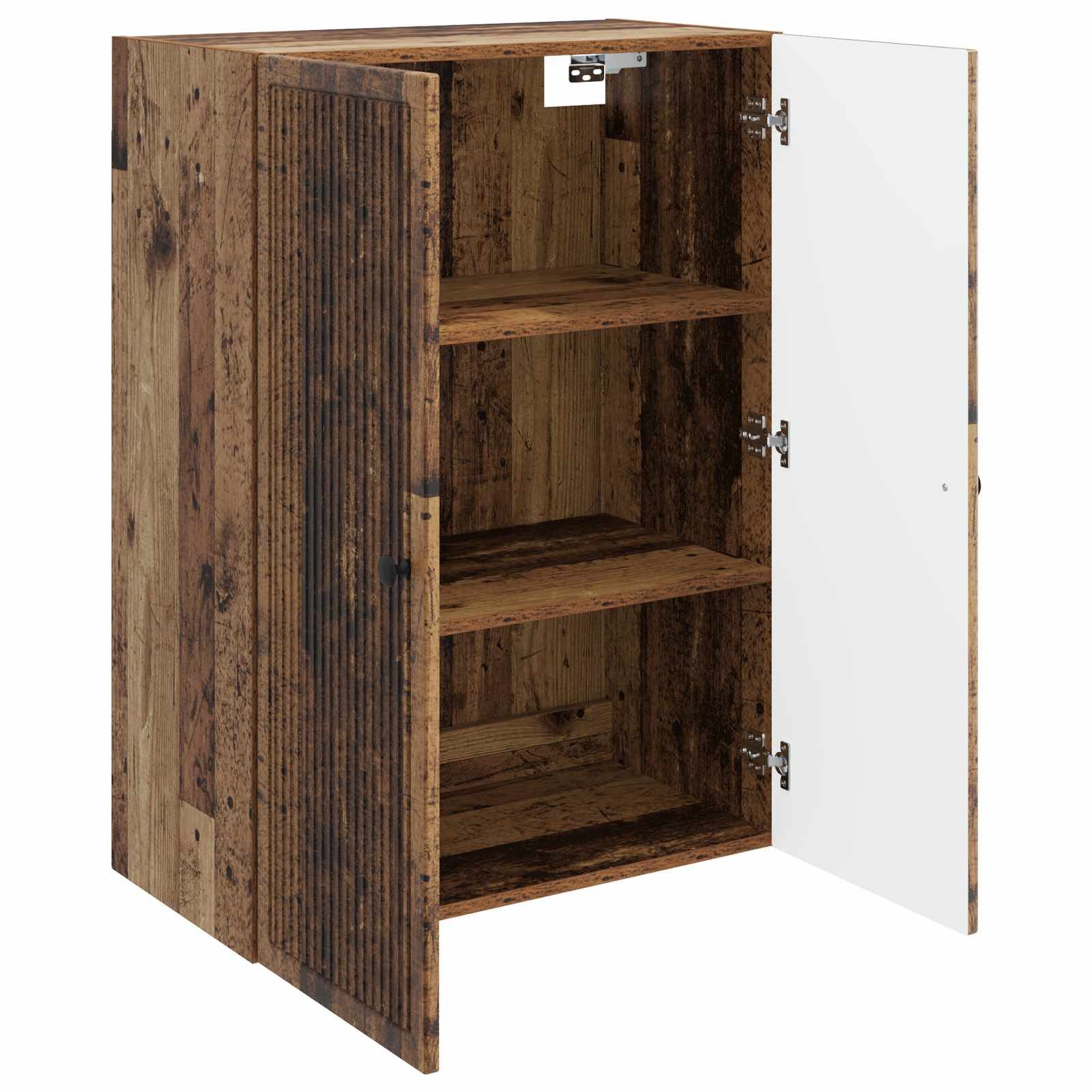 vidaXL Hängeschrank 66 x 34,5 x 90 cm Hängeschrank Wandschrank Altholz 66x34,5x90 cm Holzw