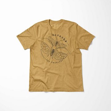 Sinus Art T-Shirt Hexapoda Herren T-Shirt Psocus Lineatus