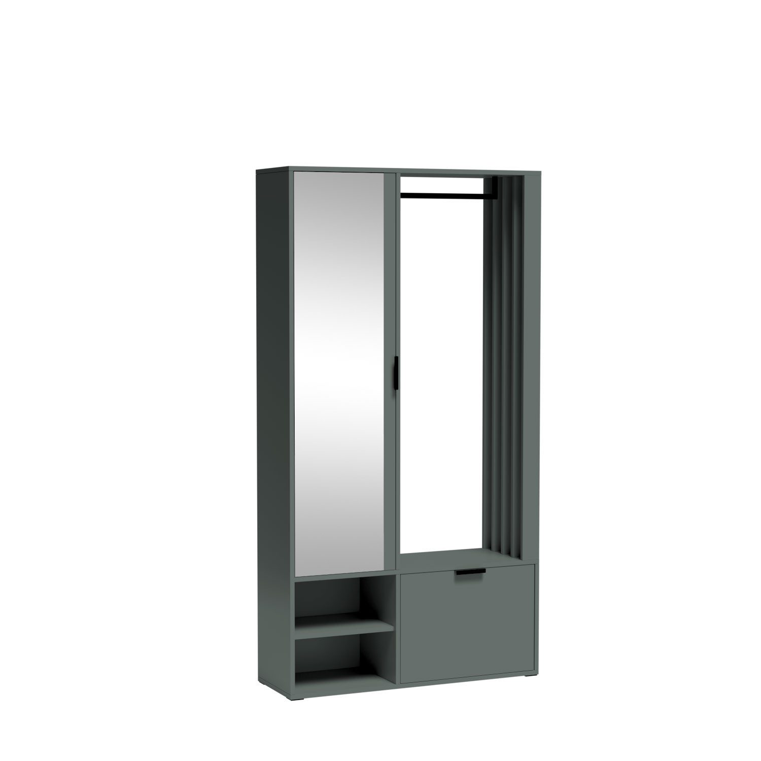 Lookway Garderobenschrank FORIS mit Spiegel – Moderne und funktionale Flurlösung