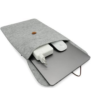 Oxcid Laptoptasche bis 14 Zoll für Macbook Pro, Air, Surface Tablettasche Ipad Samsung (1-tlg), Filz
