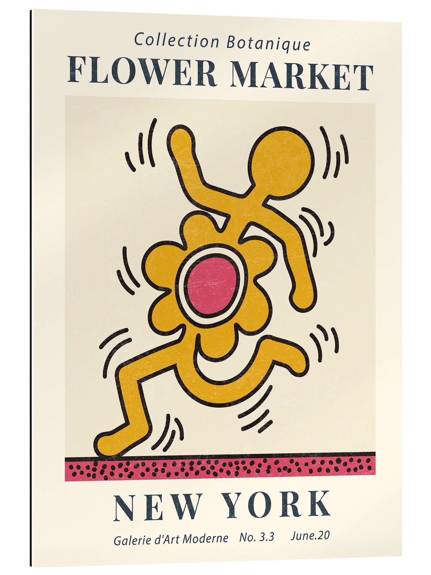 Posterlounge XXL-Wandbild TAlex, Flower Market New York II, Wohnzimmer Modern Illustration