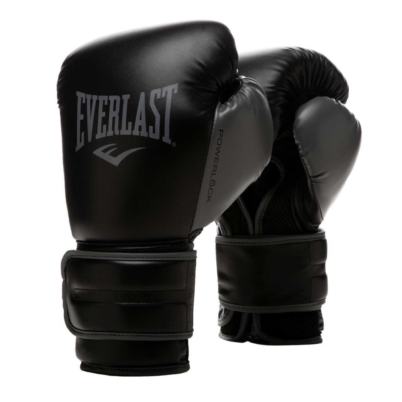 Everlast Boxhandschuhe POWERLOCK 2R, maximale Temperaturkontrolle bei intensiven Trainingseinheiten Schwarz | Boxhandschuhe