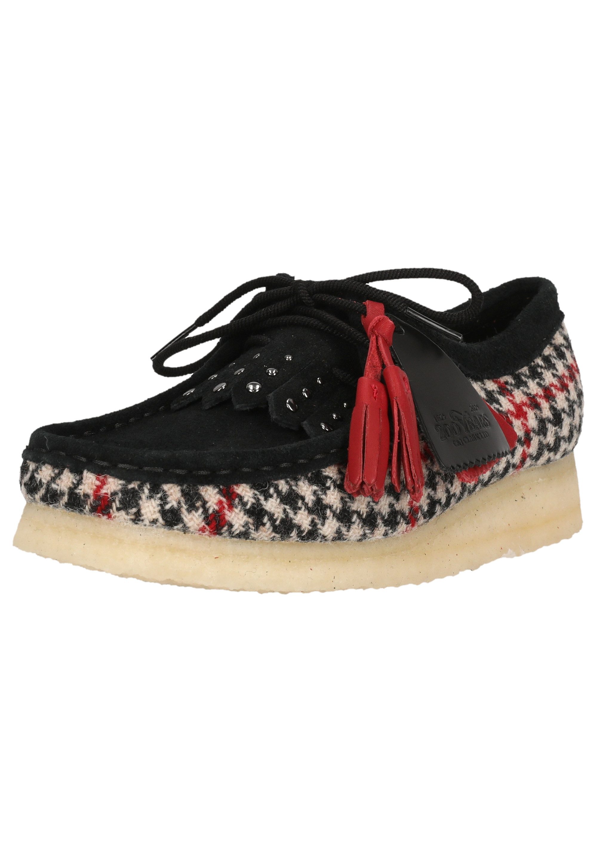 Clarks Wallabee Mokassin aus hochwertigem Harris Tweed