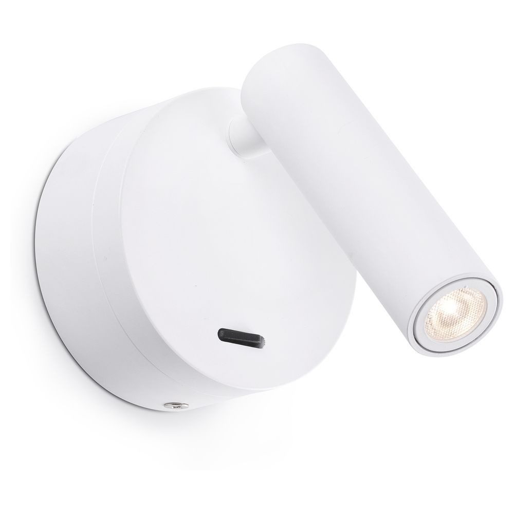 Faro Wandleuchte LED Wandleuchte Boc aus Aluminium in Weiß, LED