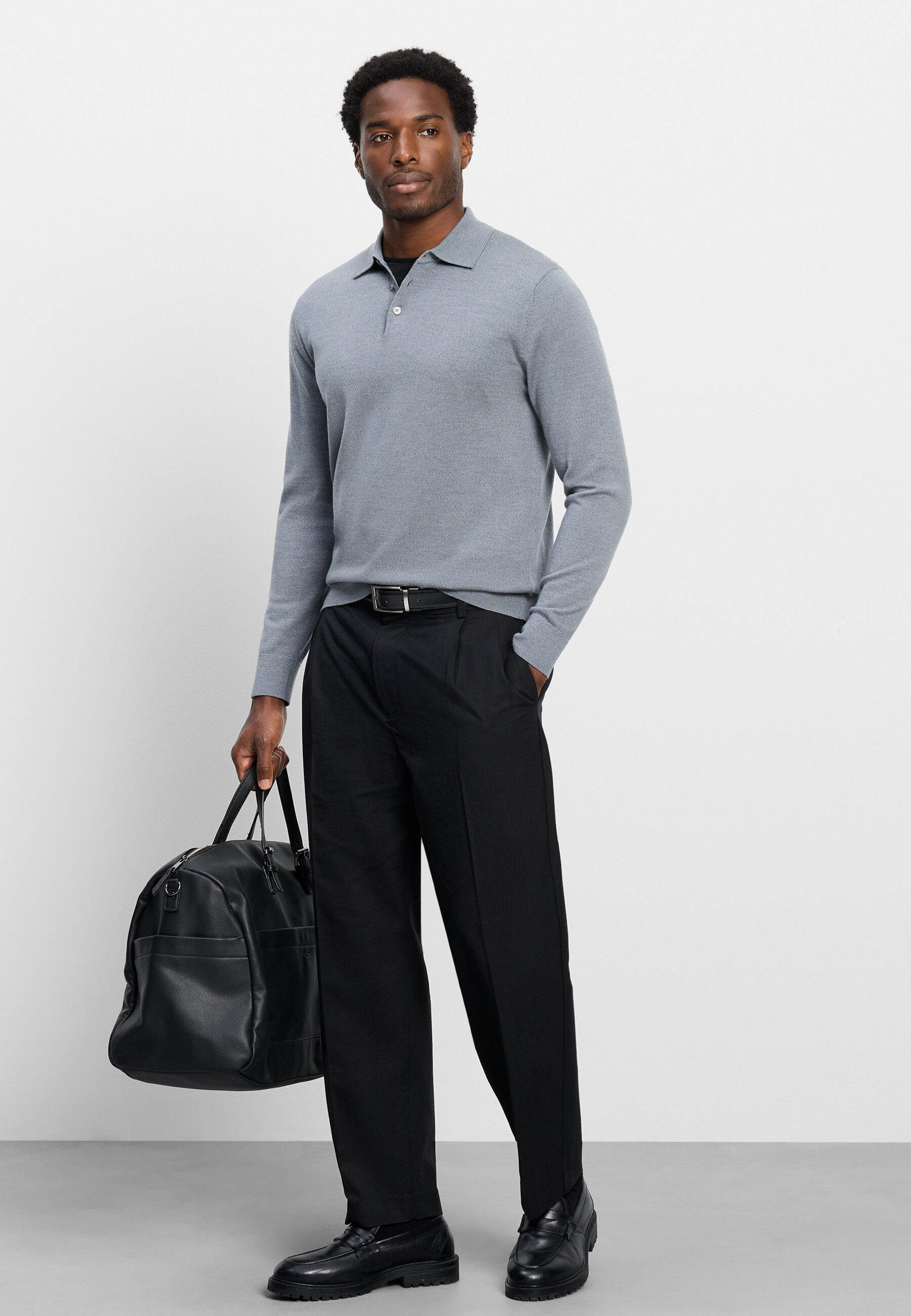 OLYMP Langarm-Poloshirt OLYMP Casual Strick, Polo langarm
