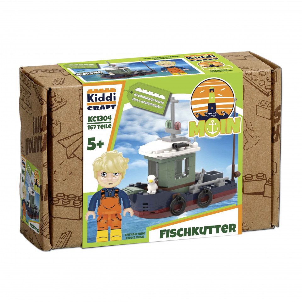 Kiddicraft Spiel, Moin - Fischkutter - deutsch