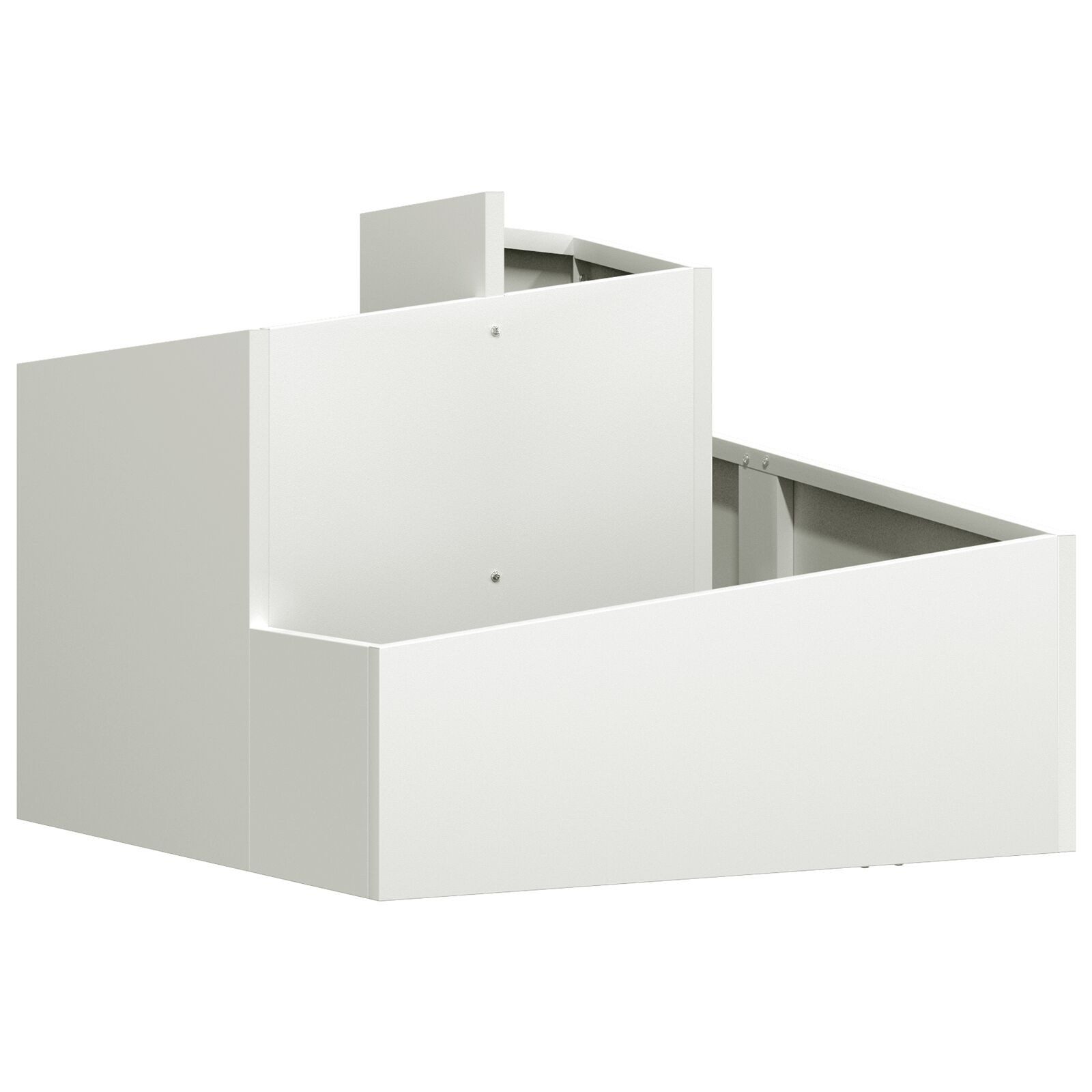 vidaXL Blumentopf Plastikpflanzgefäß Weiß Kunststoff Mittel günstig online kaufen