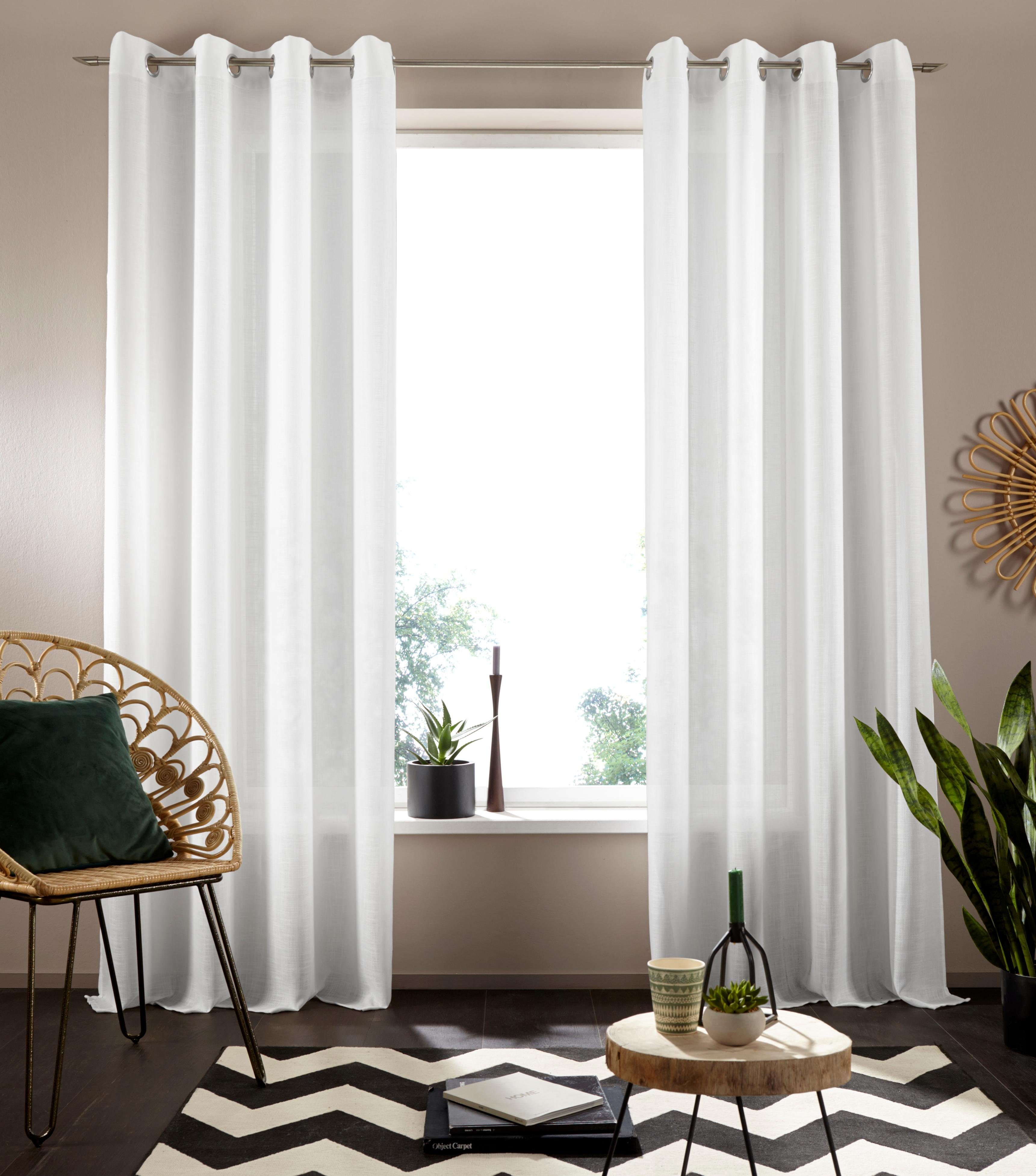 my home Gardine Nora, Ösen (1 günstig online kaufen