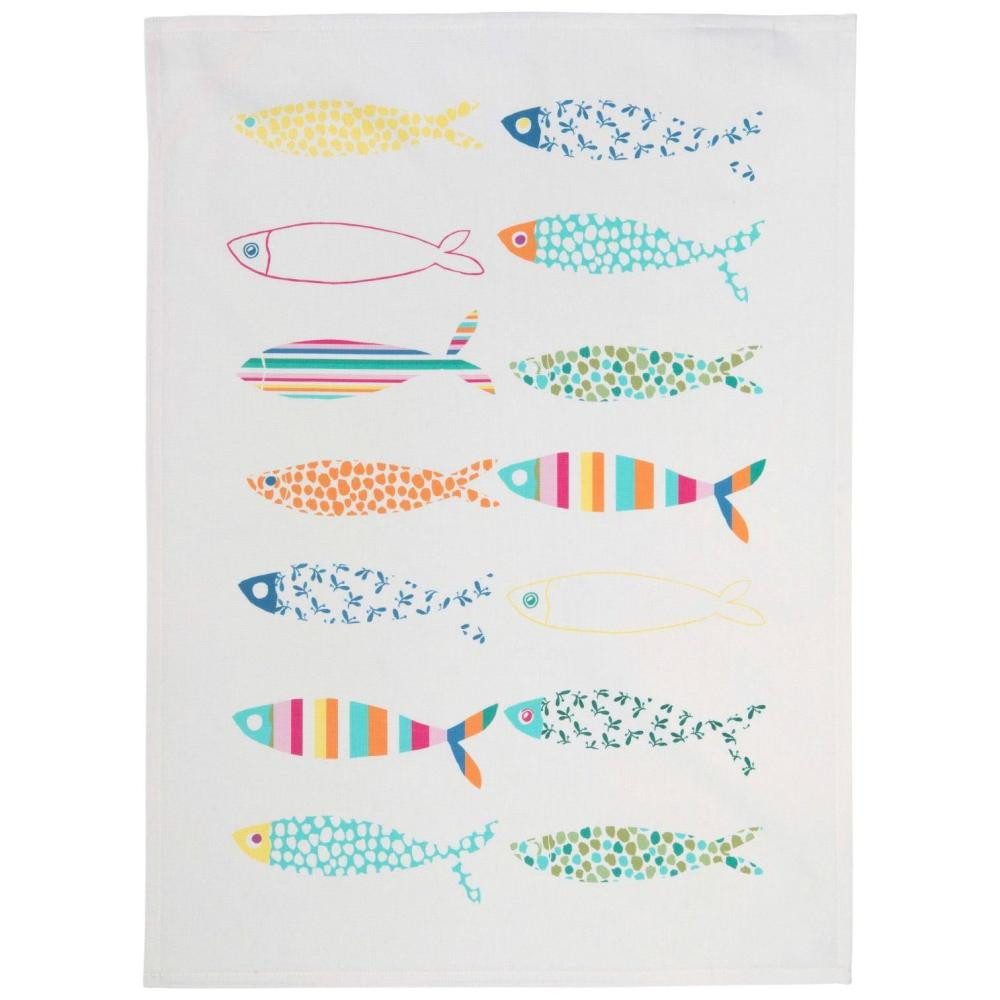 PICHLER Geschirrtuch Sardines 50 x 70 cm von Pichler