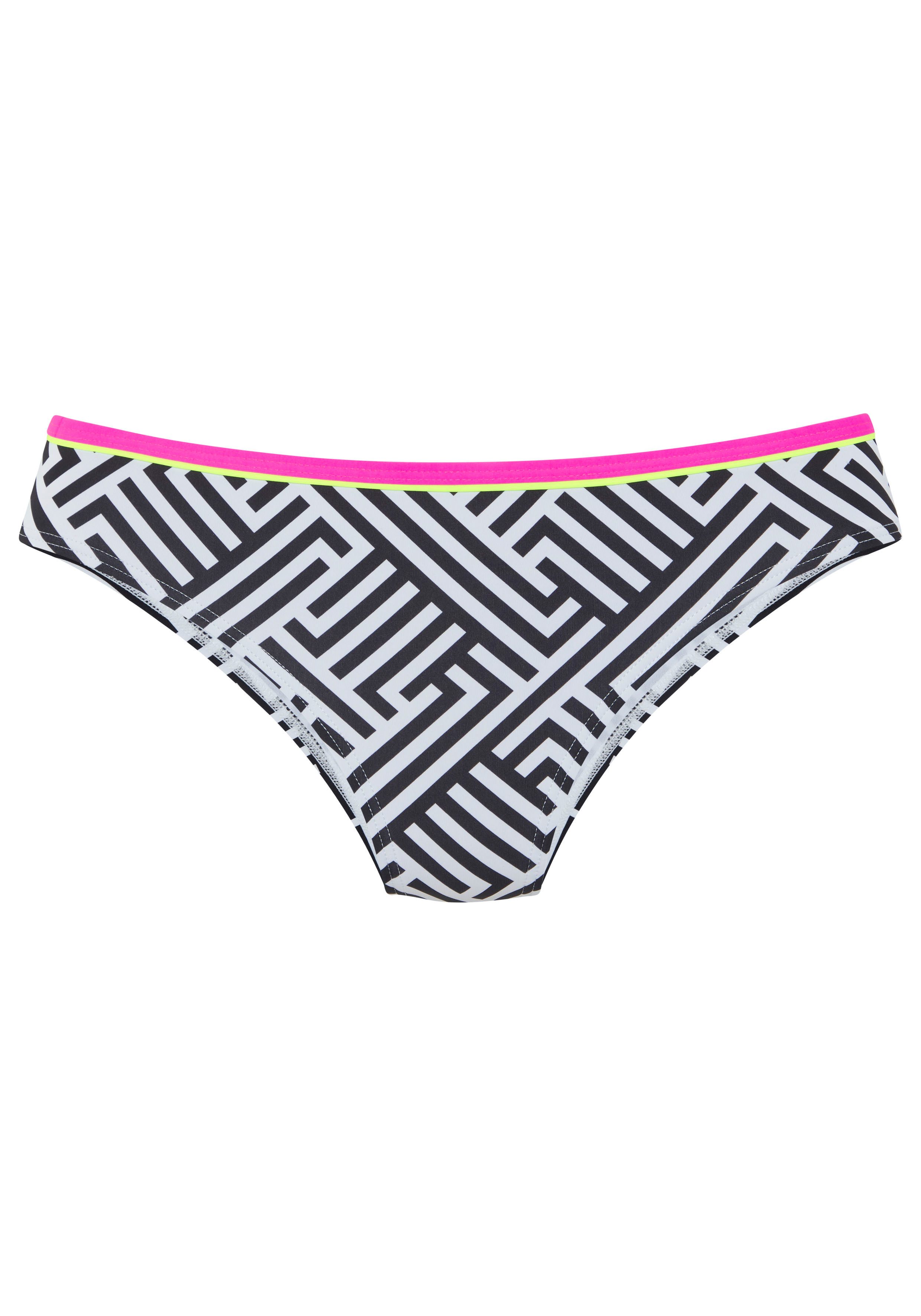 Buffalo Bikini-Hose Gioletta Mit kontrastfarbigem Bund günstig online kaufen