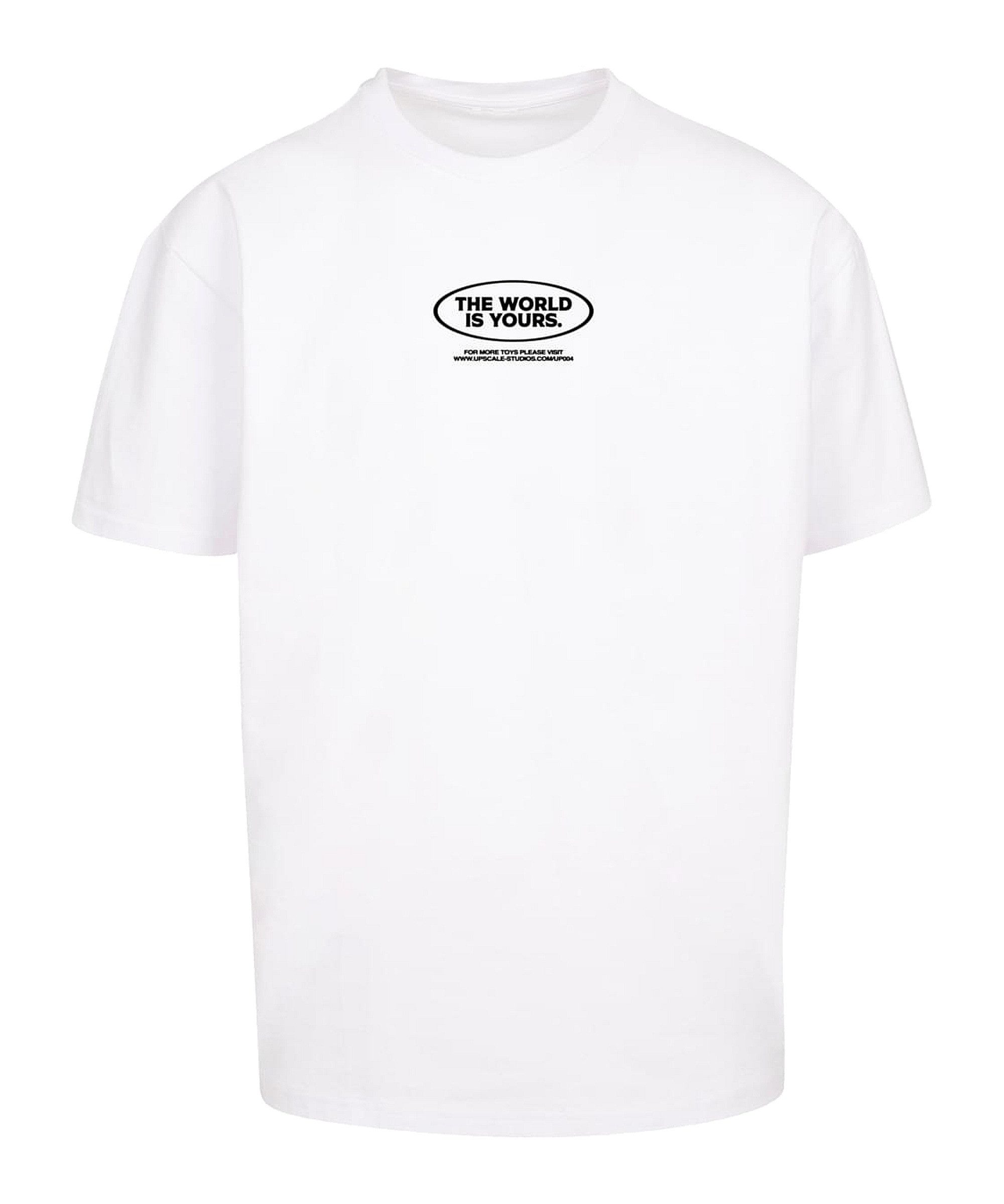 Mister Tee T-Shirt Mister Tee Money Maker Oversized T-Shirt Weiß Baumwolle