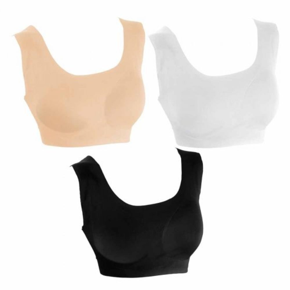 HSP Hanse Shopping GmbH Soft-BH 3er-Pack in drei schönen Farben