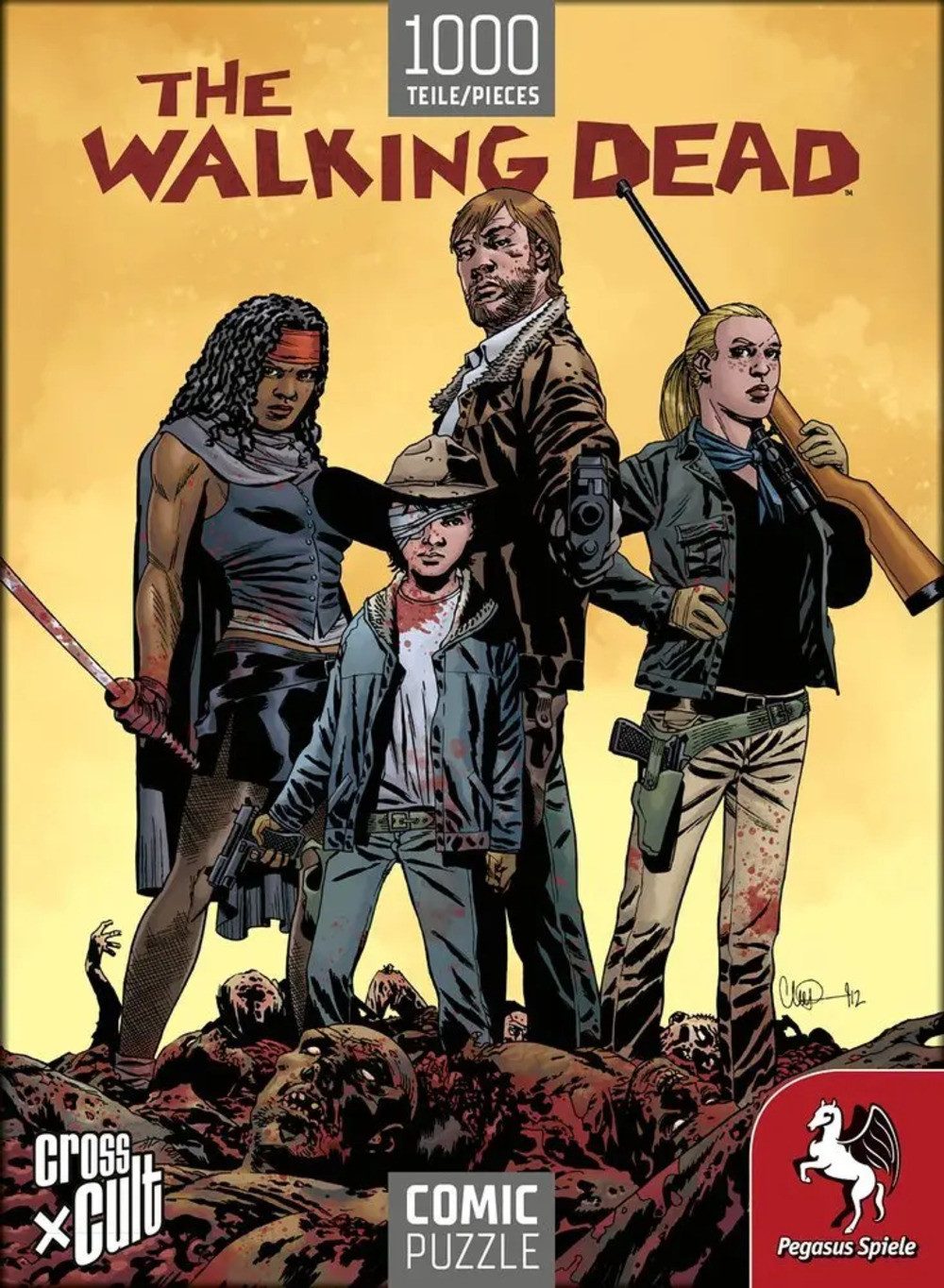 Cross Cult Puzzle The Walking Dead (Die Zombiejäger), 1000 Puzzleteile