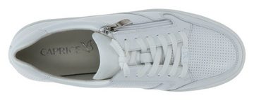 Caprice Sneaker mit seitlichem Reißverschluss, Freizeitschuh, Halbschuh, Schnürschuh