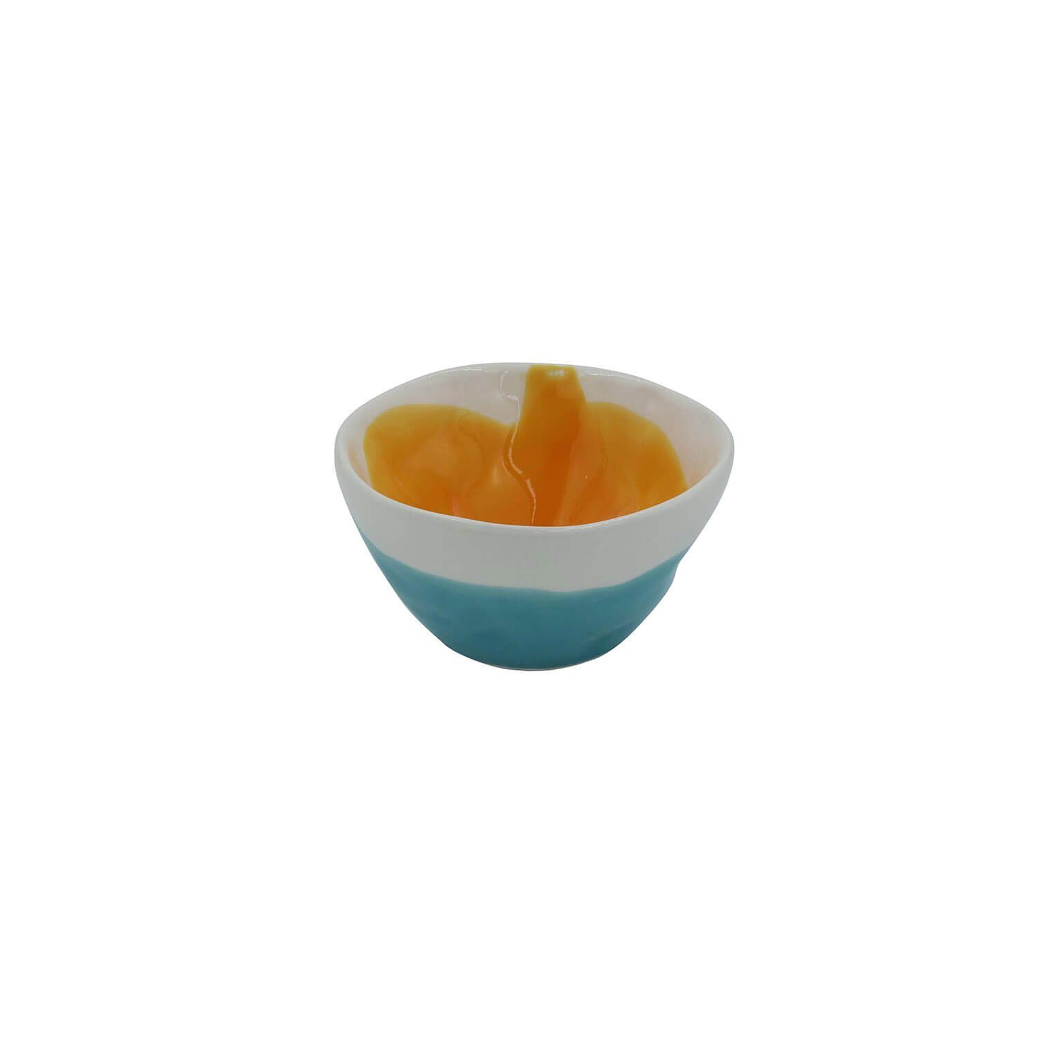 Vista Portuguese Servierschüssel Bowl Mini COLOR, Keramik blau/gelb