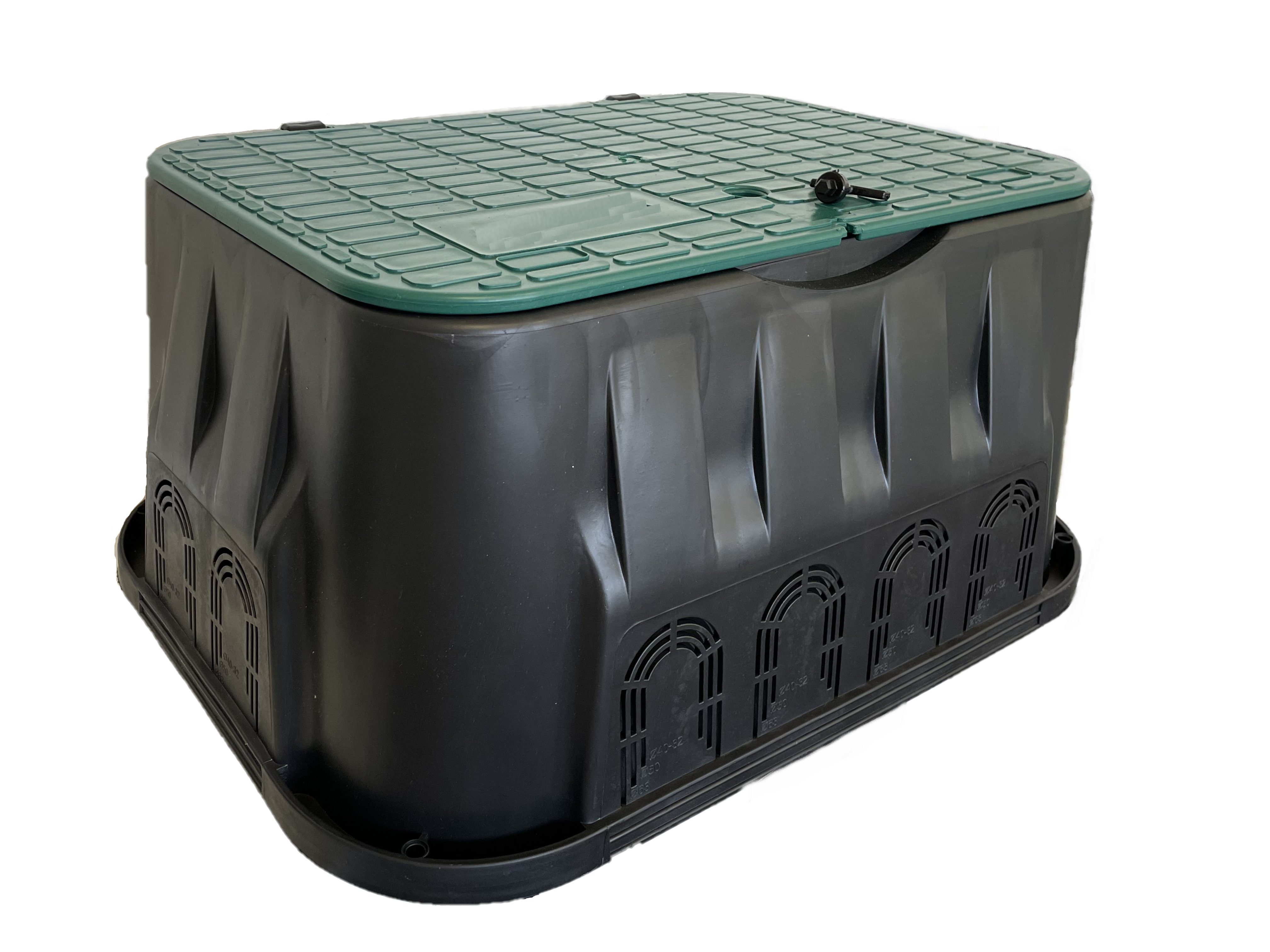 Uzman Bewässerungssystem Ventilbox 14" für bis zu 6 Ventile Hydrantenschacht Garten Bewässerung, (1-tlg), Ventilbox