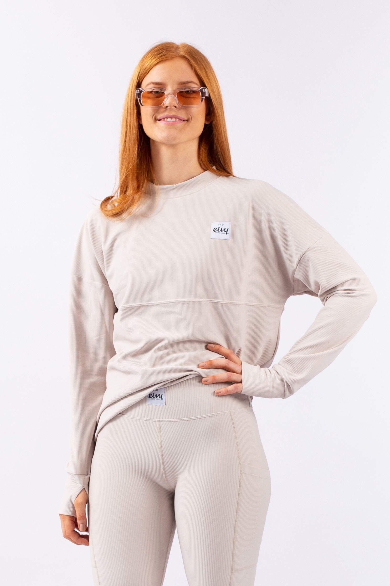 Eivy Langarmshirt (1-tlg) mit integrierten Daumenschlaufen