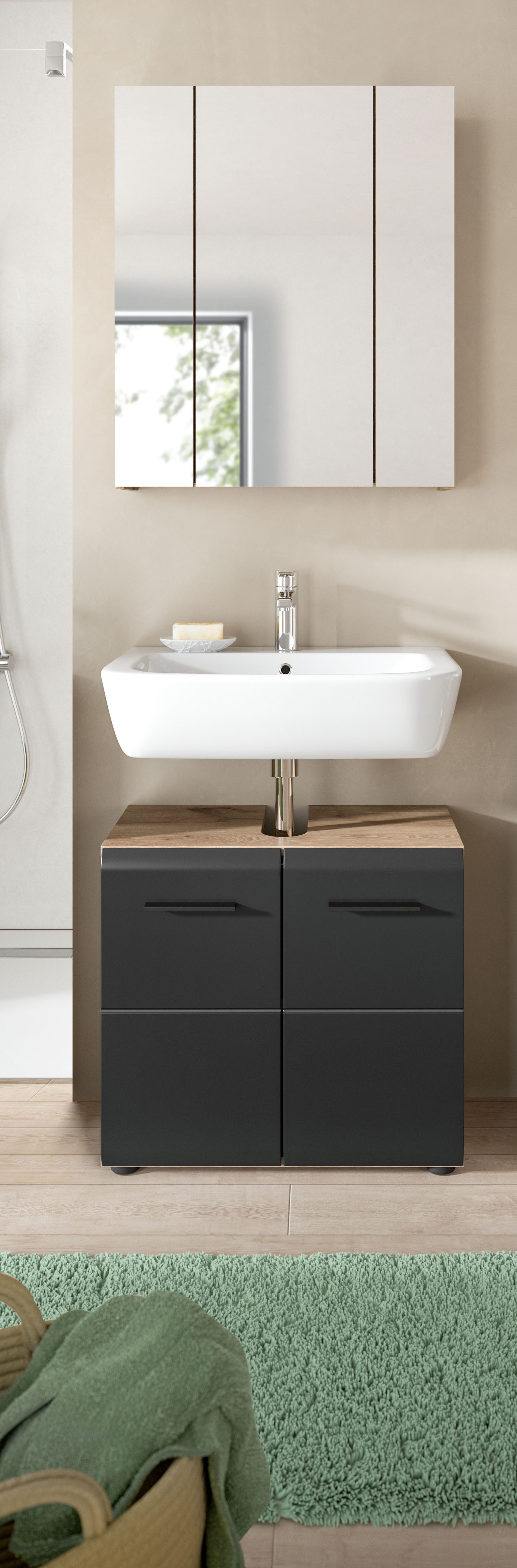 INOSIGN Badmöbel-Set FLORENZ, TOPSELLER!, 2-teilige Badkombination, hochwer günstig online kaufen