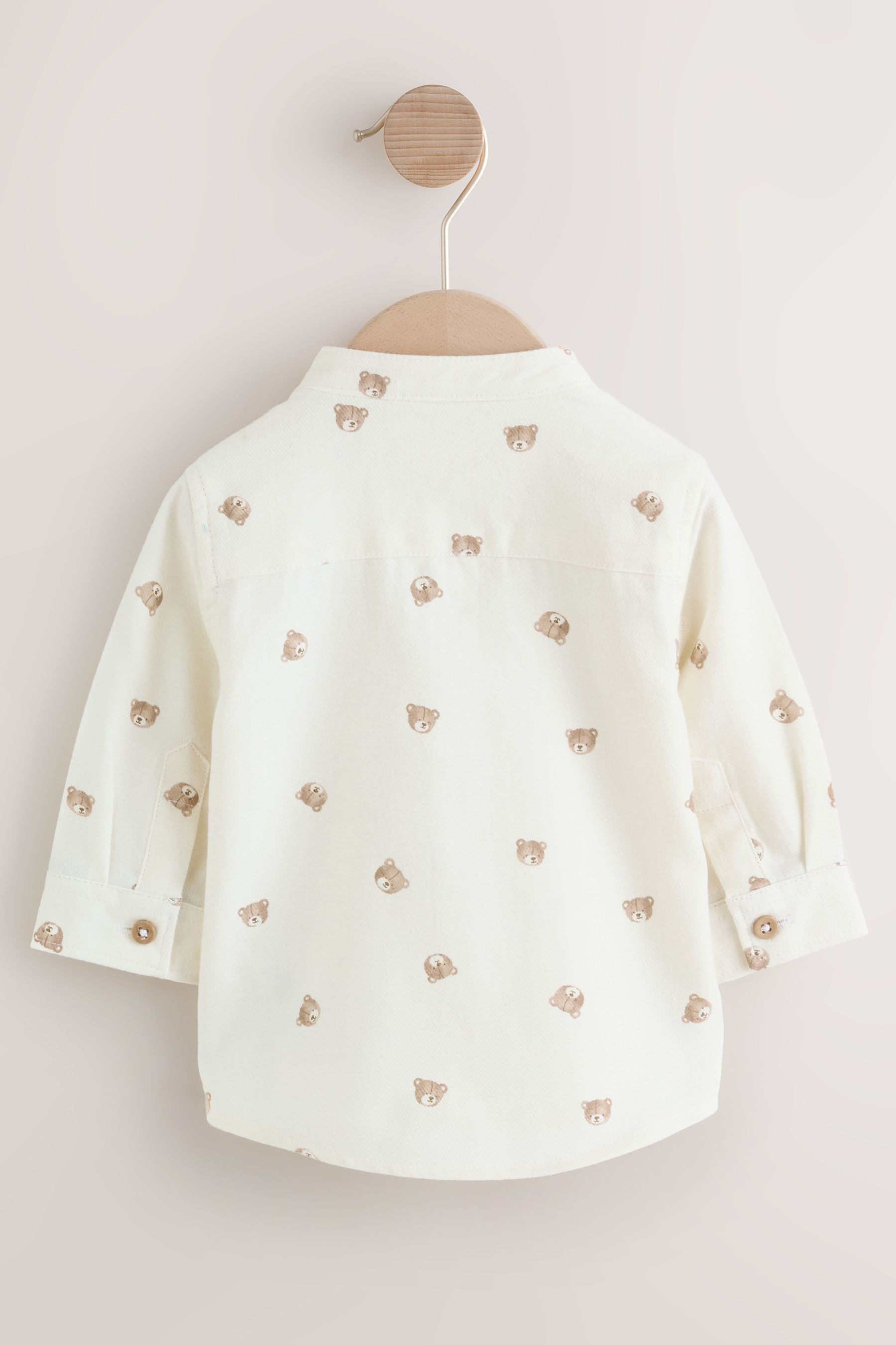 Next Langarmhemd Langarmshirt mit Stehkragen und günstig online kaufen