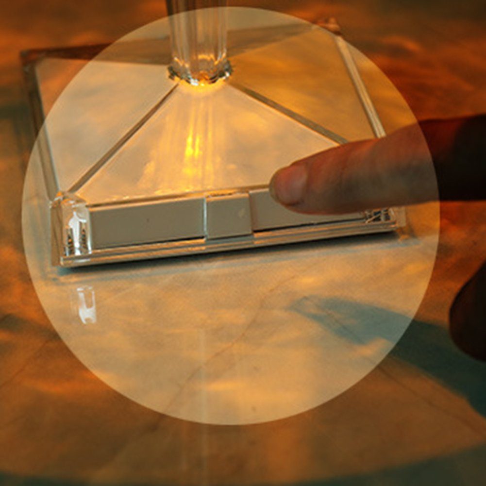 Oneid Schreibtischlampe LED Tischlampe dimmbar Nachttischlampe,Touch Crystal Diamond und