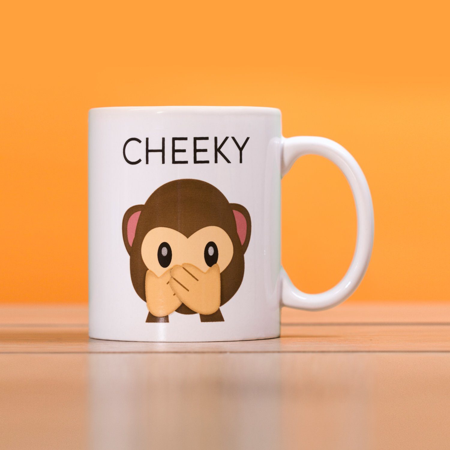 Tasse, "Cheeky Emoji Mug" Up Keramik Tasse Thumbs -