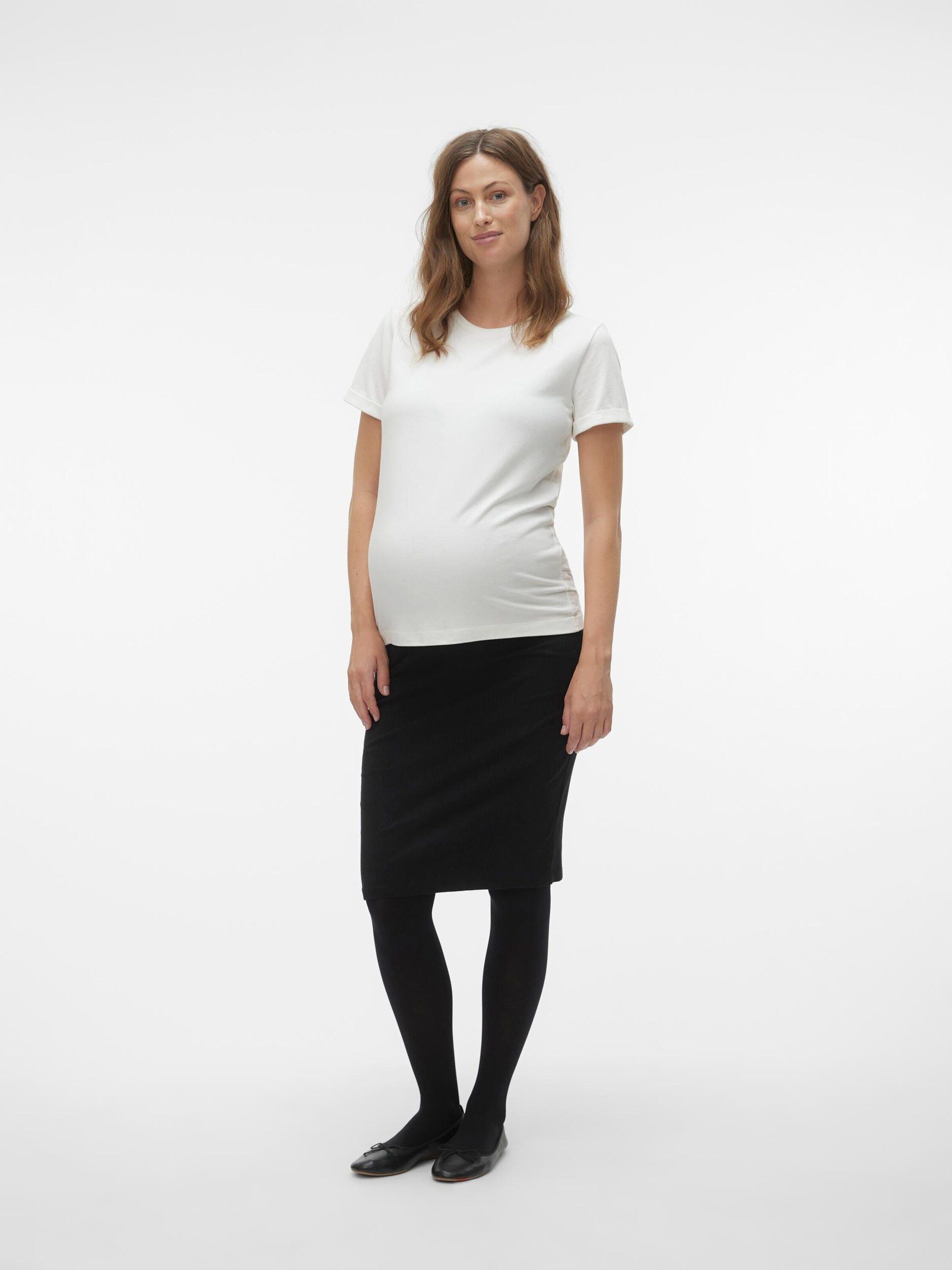 Vero Moda Maternity Bleistiftrock LAVENDER (1-tlg) Plain/ohne Details