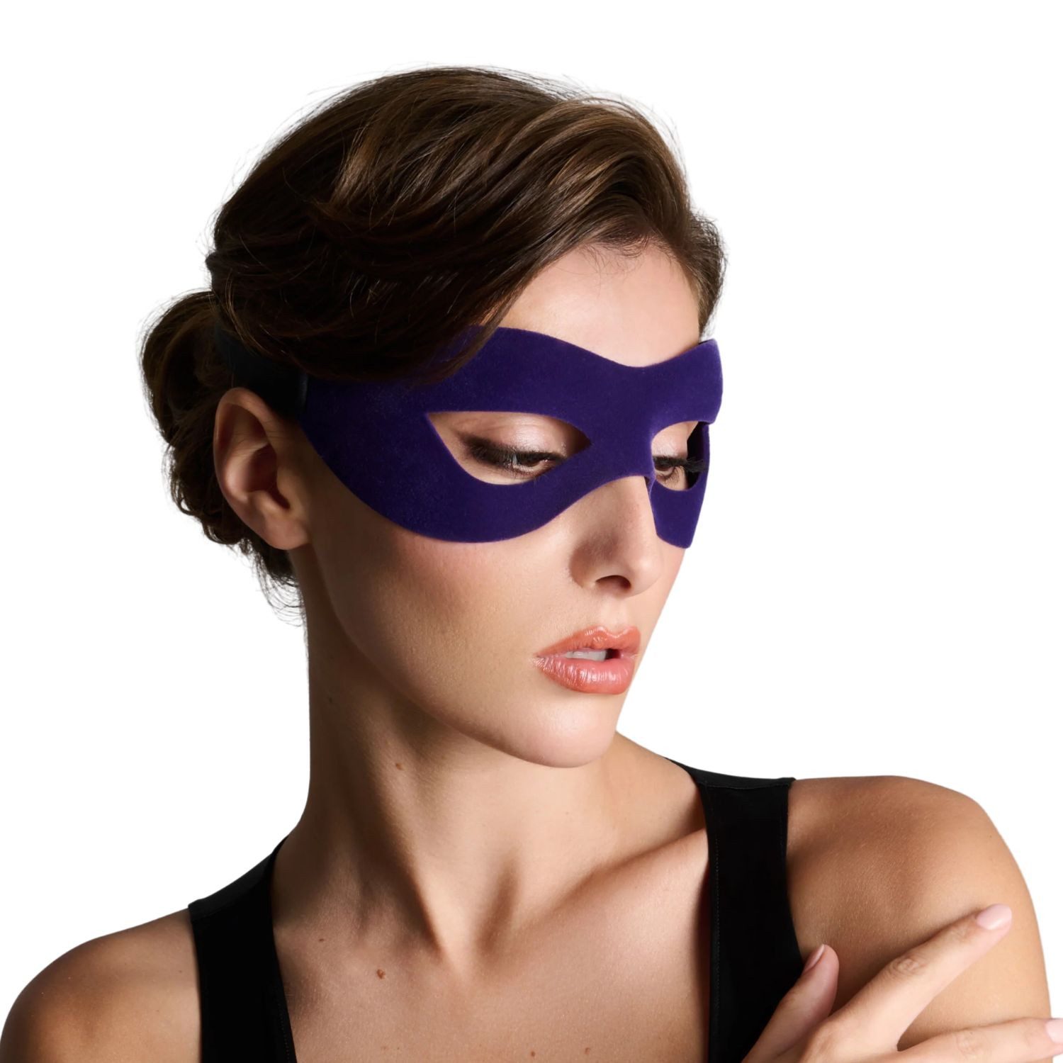 Maison Close Verkleidungsmaske L'Anonyme Samt Maske lila