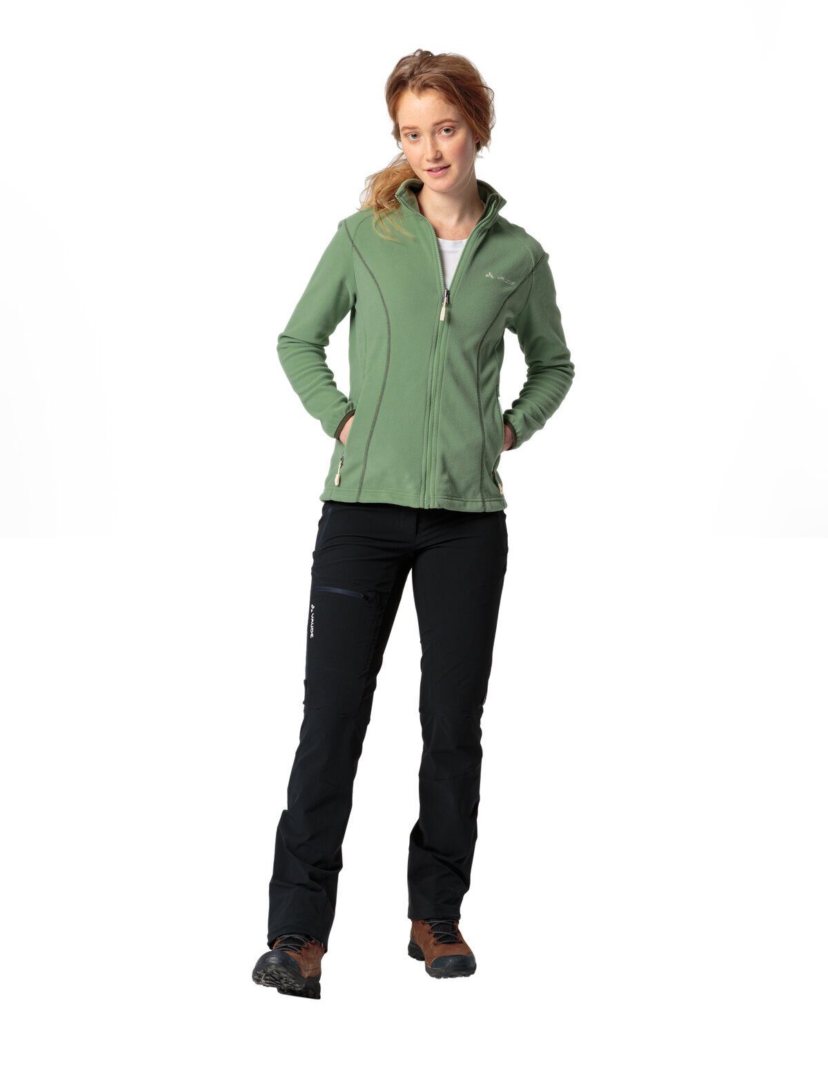 VAUDE Klimaneutral green kompensiert Women's II Fleece Outdoorjacke Jacket (1-St) willow Rosemoor