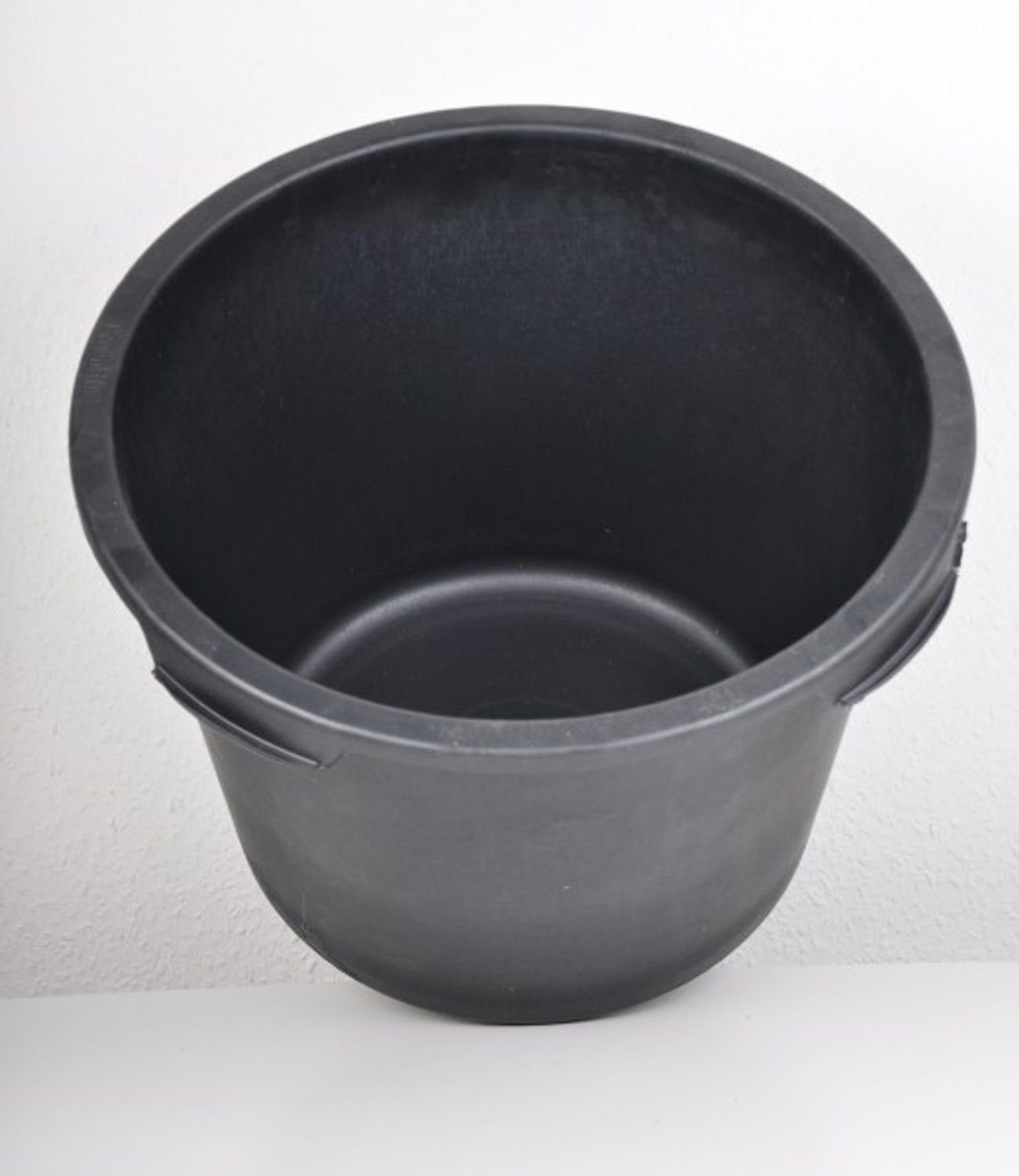 BURI Mörtelkübel 3x Mörtelkübel rund schwarz, Liter (3-tlg) 65