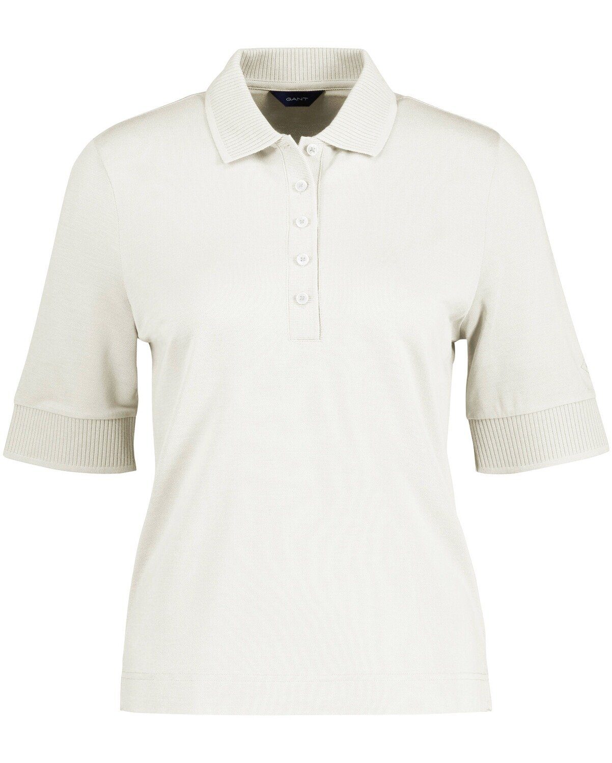 Gant Poloshirt Piqué Poloshirt Offwhite | Poloshirts