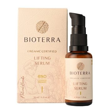 BIOTERRA Gesichtsserum Bio Lifting Serum 30ml mit Soforteffekt für straffe und pralle Haut, 1-tlg.