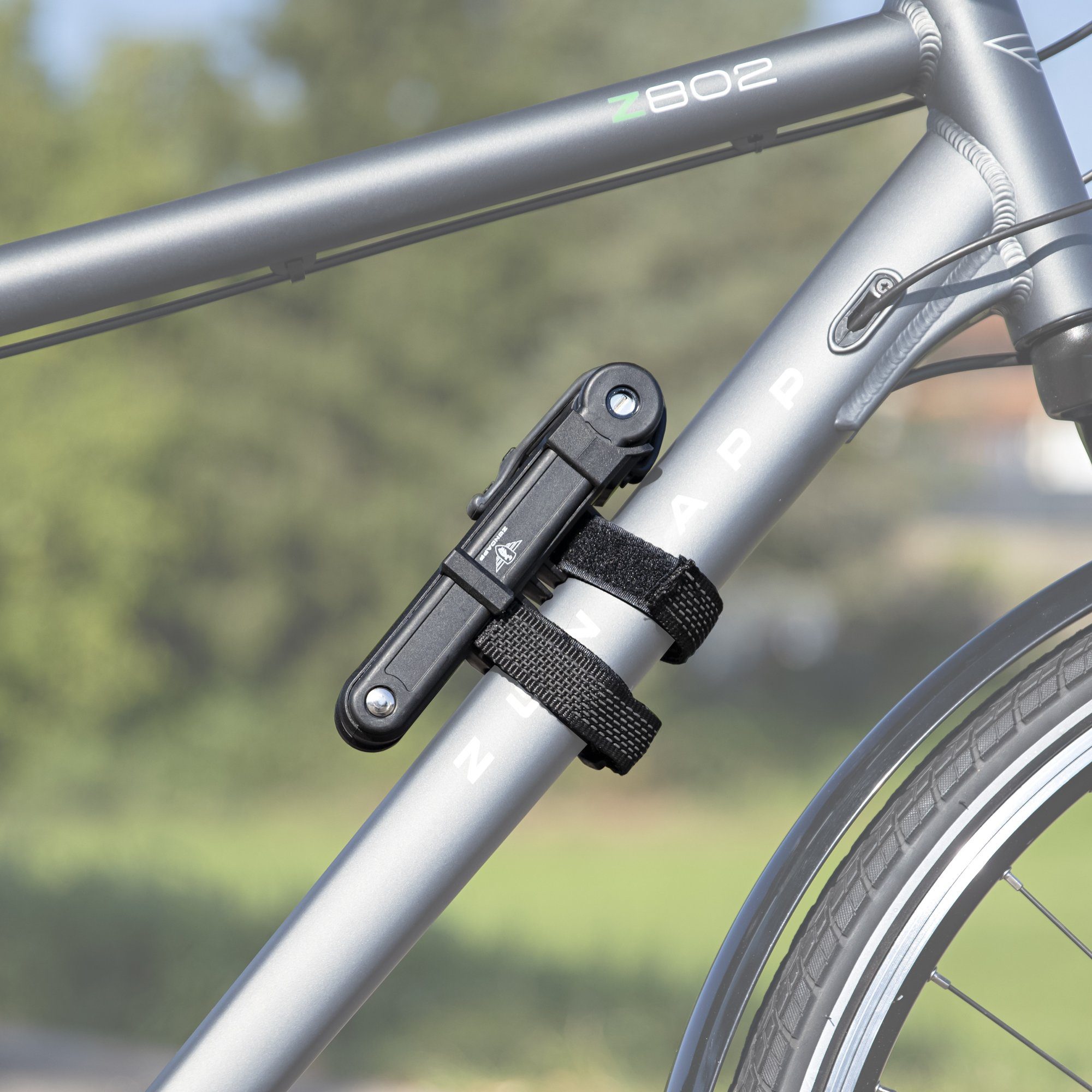 Zündapp Kettenschloss Faltschloss (6-tlg), Fahrradschloss Faltschloss E Bike Schloss 85 cm Rahmenschlösser