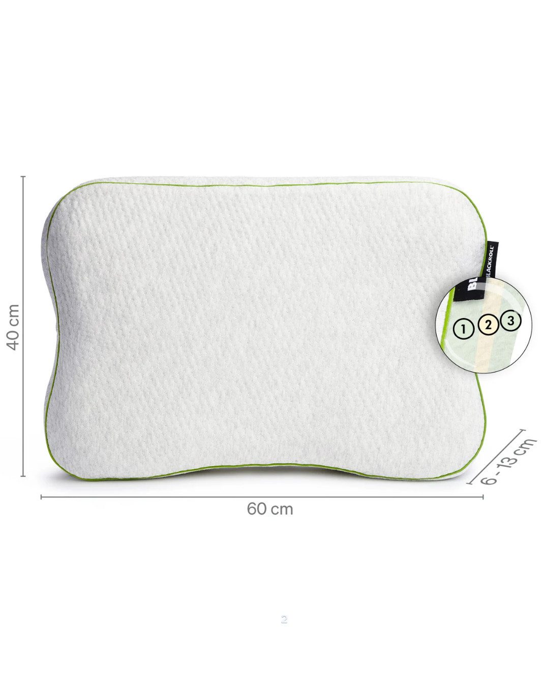 Blackroll Nackenkissen Kopfkissen Memory-Foam Recovery Pillow Blackroll, Ge günstig online kaufen