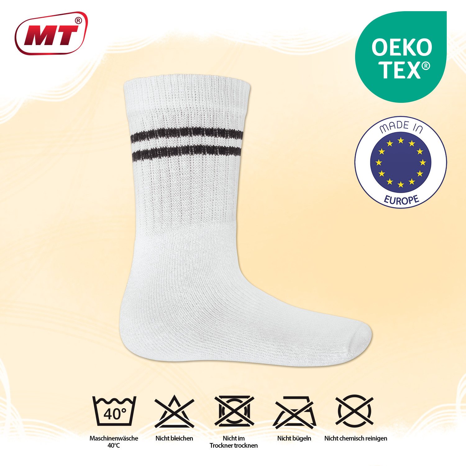 MT Tennissocken Kinder Freizeit Socken (5/10 Paar) Tennissocken Mädchen & Jungen (5-Paar)