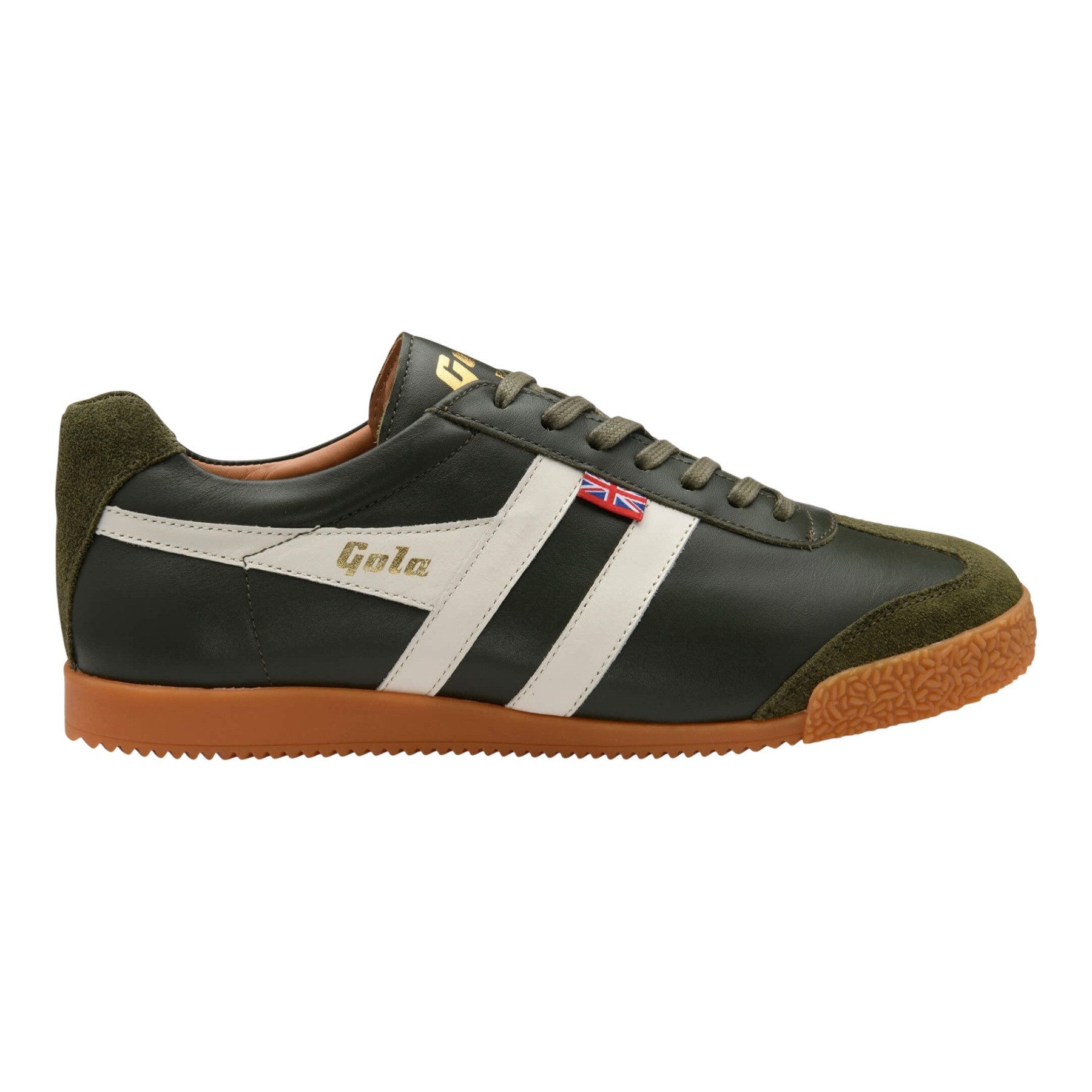 Gola Harrier Elite 2 2026 - Made in England - khakigrün Herren Sneaker