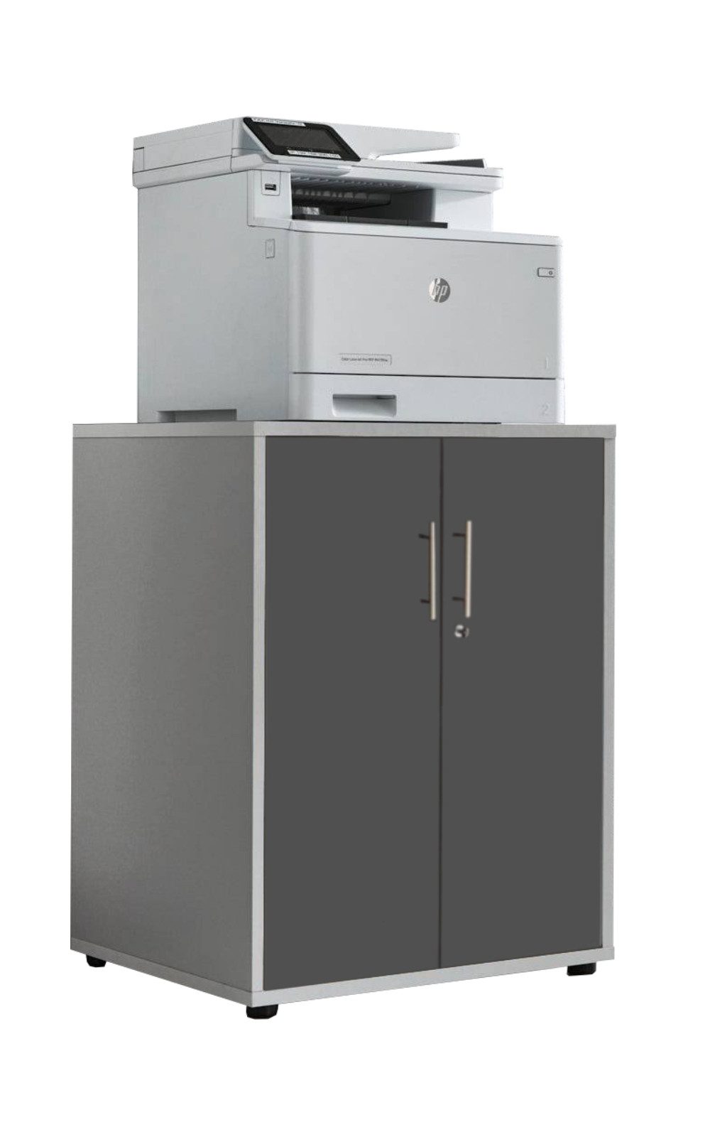 BMG Möbel Aktenschrank Druckerschrank Office Edition (geeignet für 3D Drucker und Office Drucker) Höhe 74 cm, optimale Ergänzung zu Schreibtischen