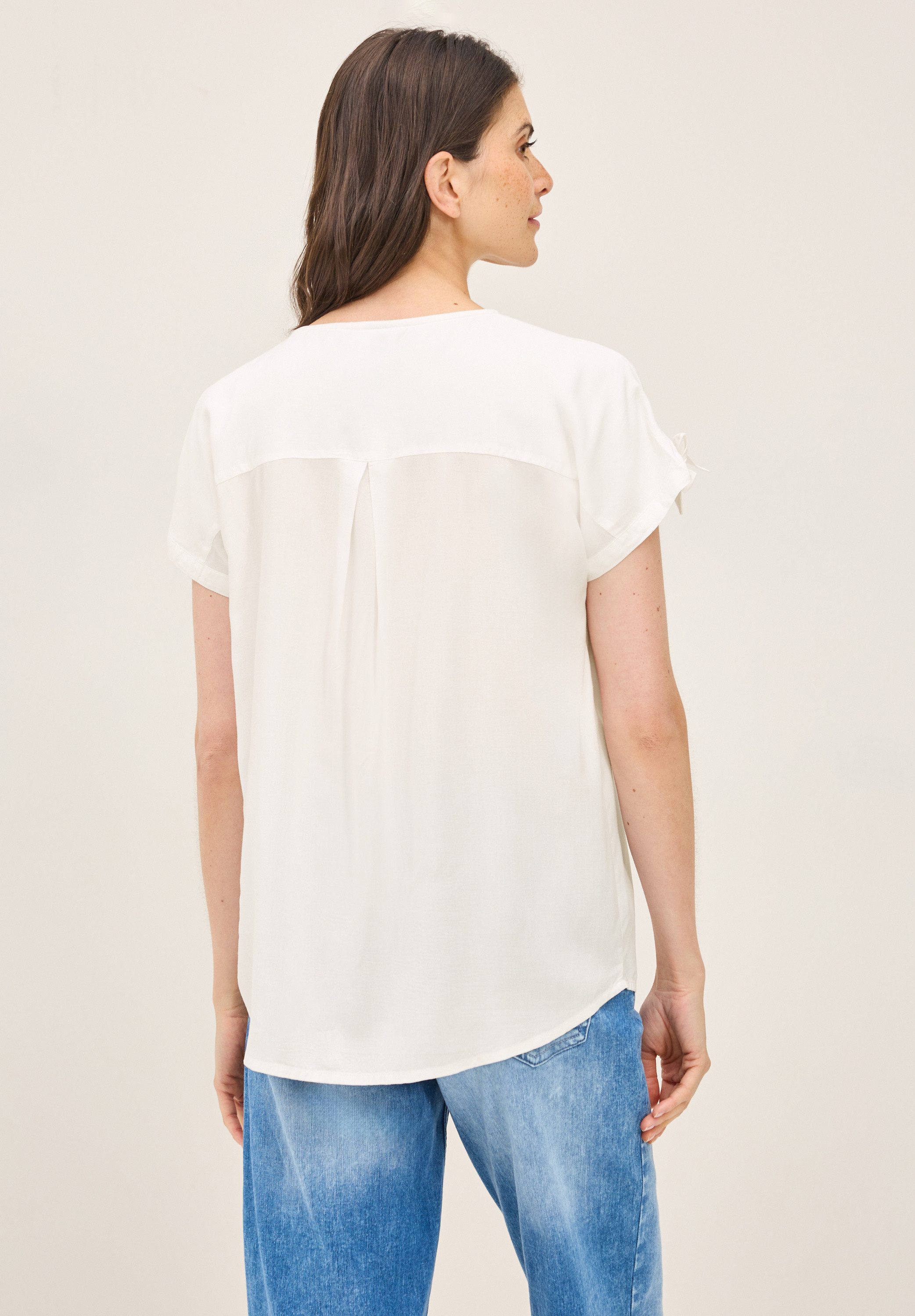 CECIL Kurzarmbluse aus softer Viskose günstig online kaufen