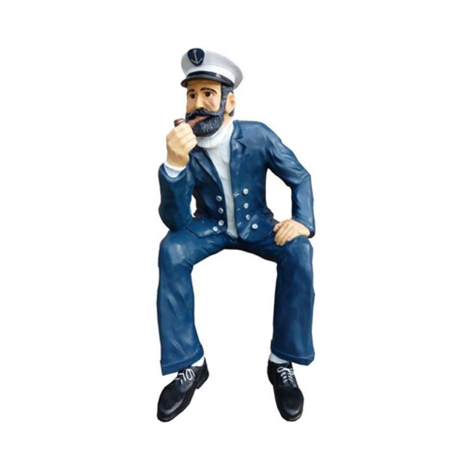 JVmoebel Skulptur Handgefertigte Seemann Figur aus Stuckgips für Innenräume, Made in Europa