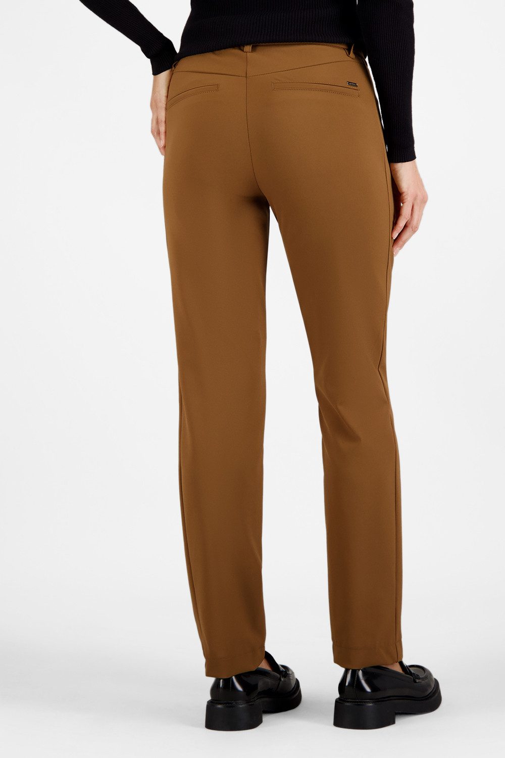 Atelier GARDEUR Slim-fit-Jeans ZENE57-602471-1223, braun Elastisches Techno-Scuba mit Pull-on-Design und Reißverschlusstaschen