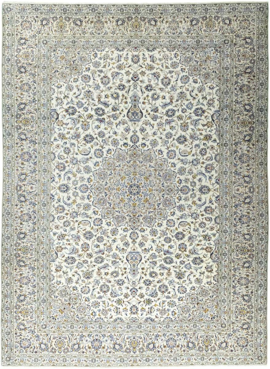 Orientteppich Keshan 304x410 Handgeknüpfter Orientteppich / Perserteppich, Nain Trading, rechteckig, Höhe: 12 mm