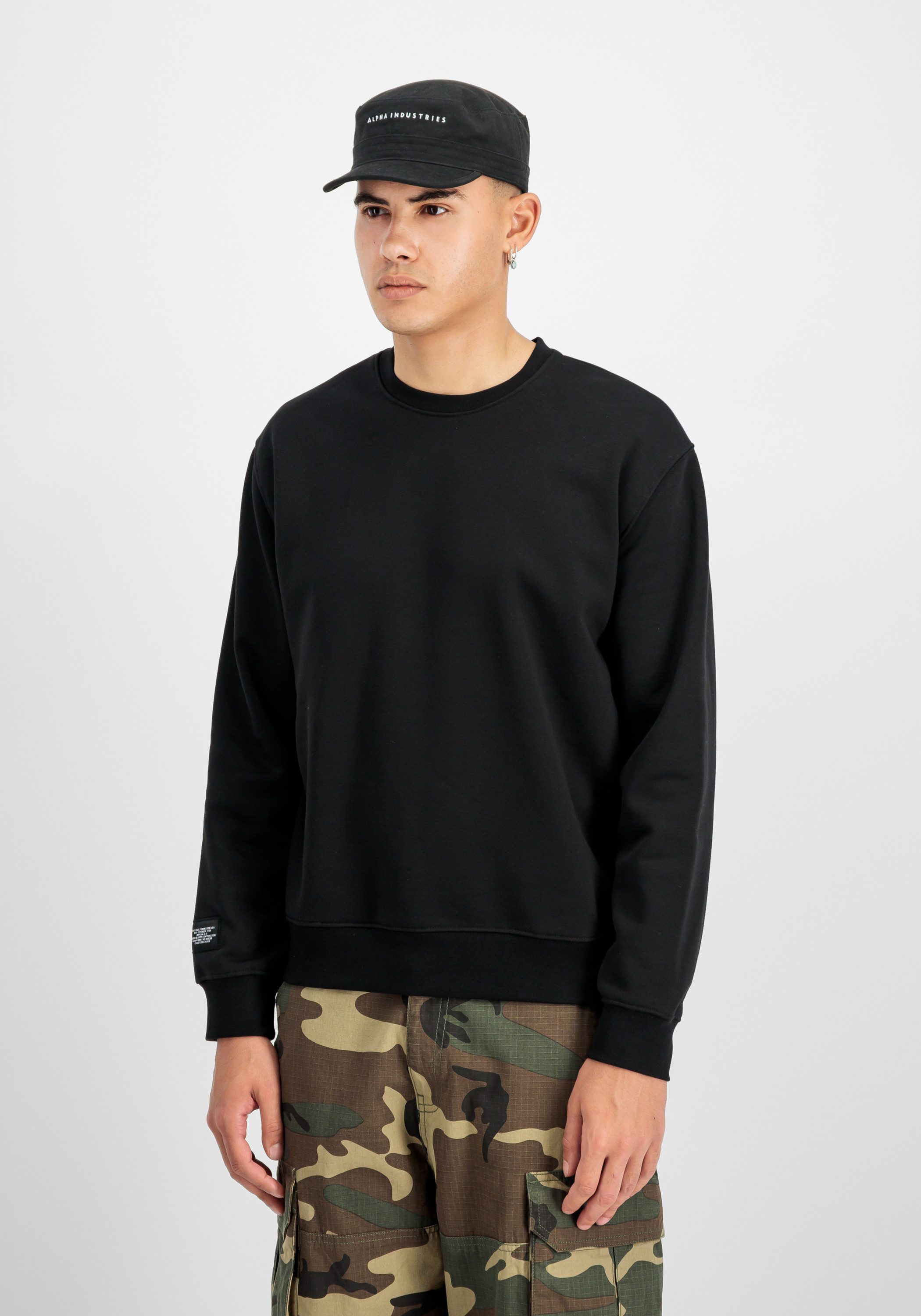 Alpha Industries Sweater Label Sweatshirt Backprint