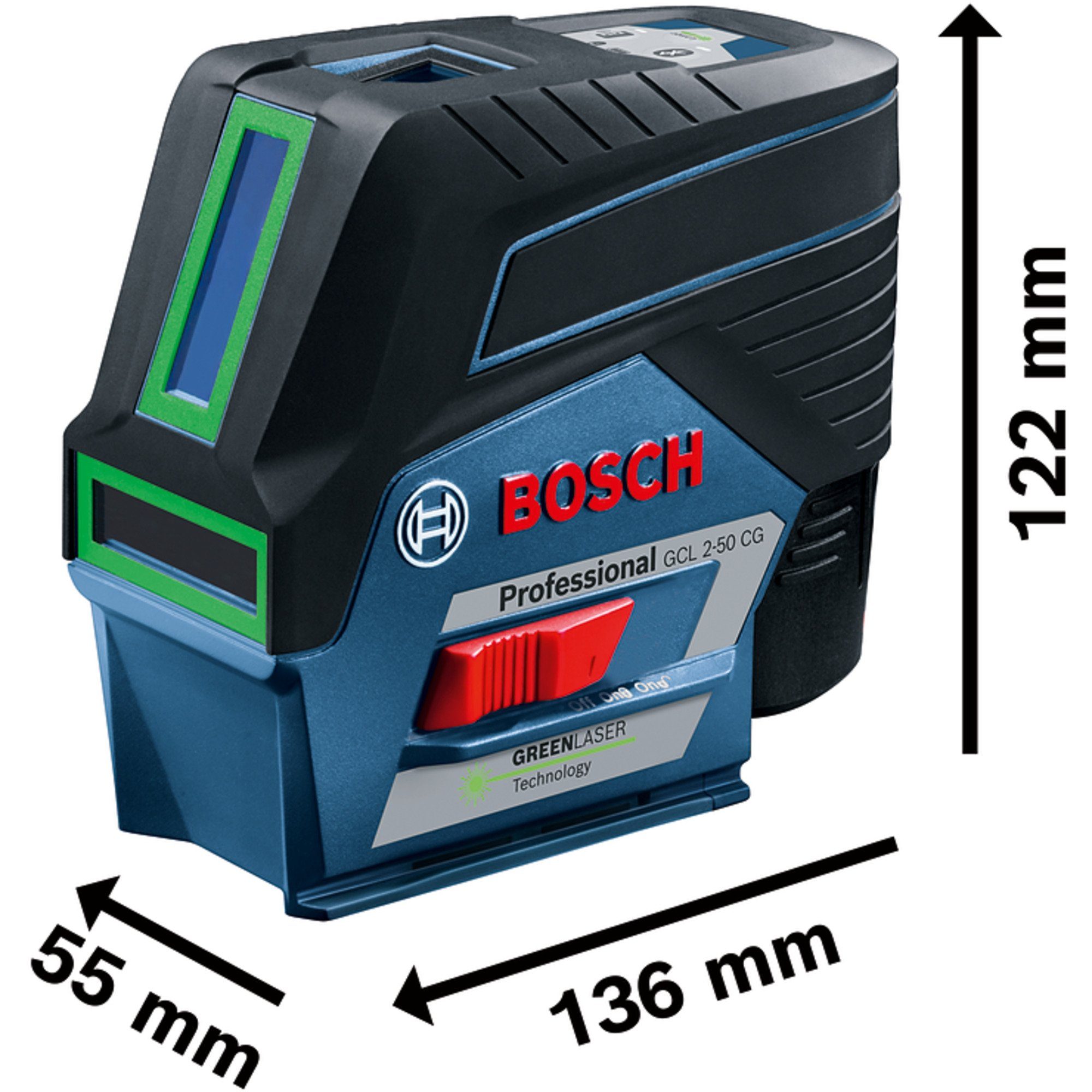 2-50 Bosch Akku-Multifunktionswerkzeug Professional CG Kombilaser BOSCH GCL