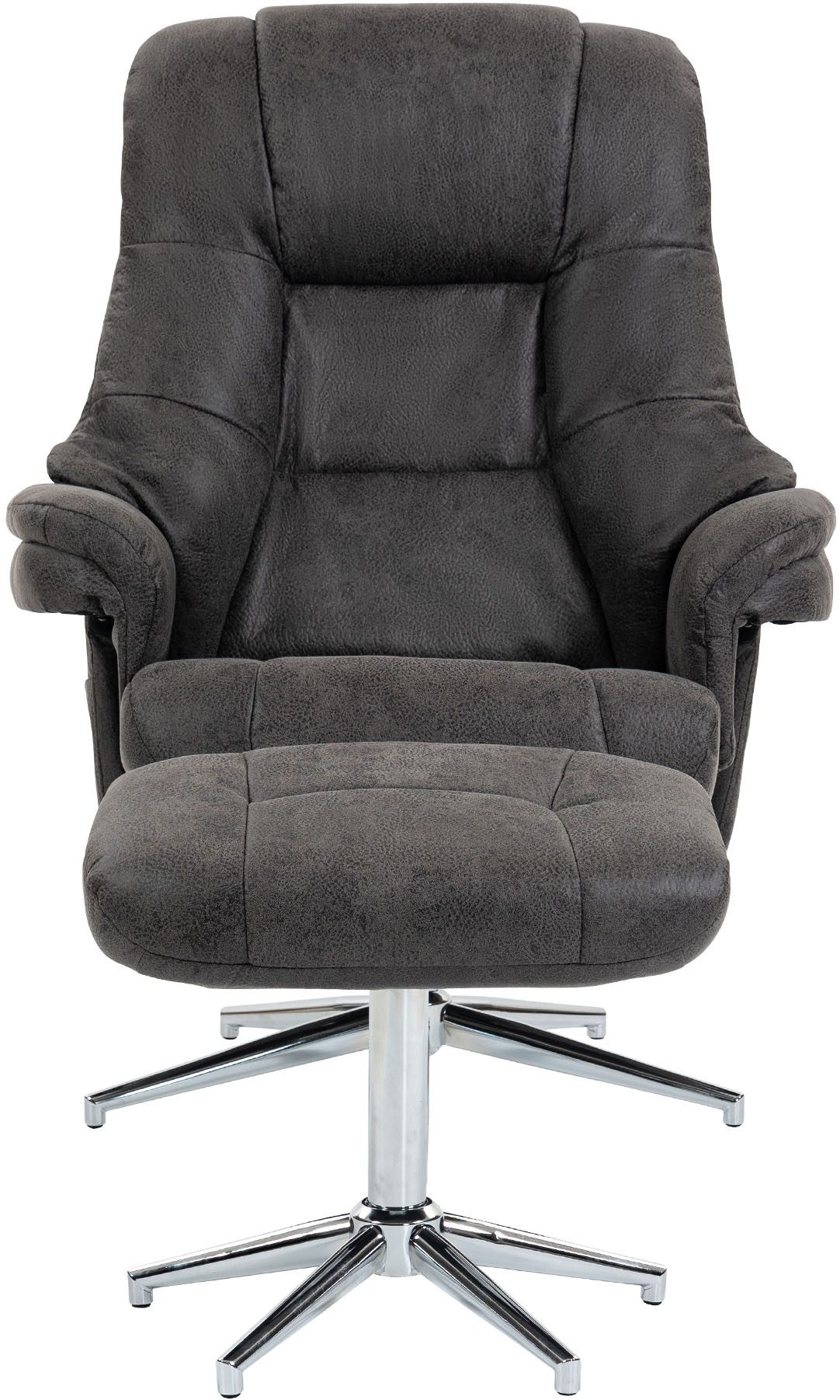 Duo Collection TV-Sessel Burnaby, mit Hocker und Relaxfunktion, 360 Grad drehbar