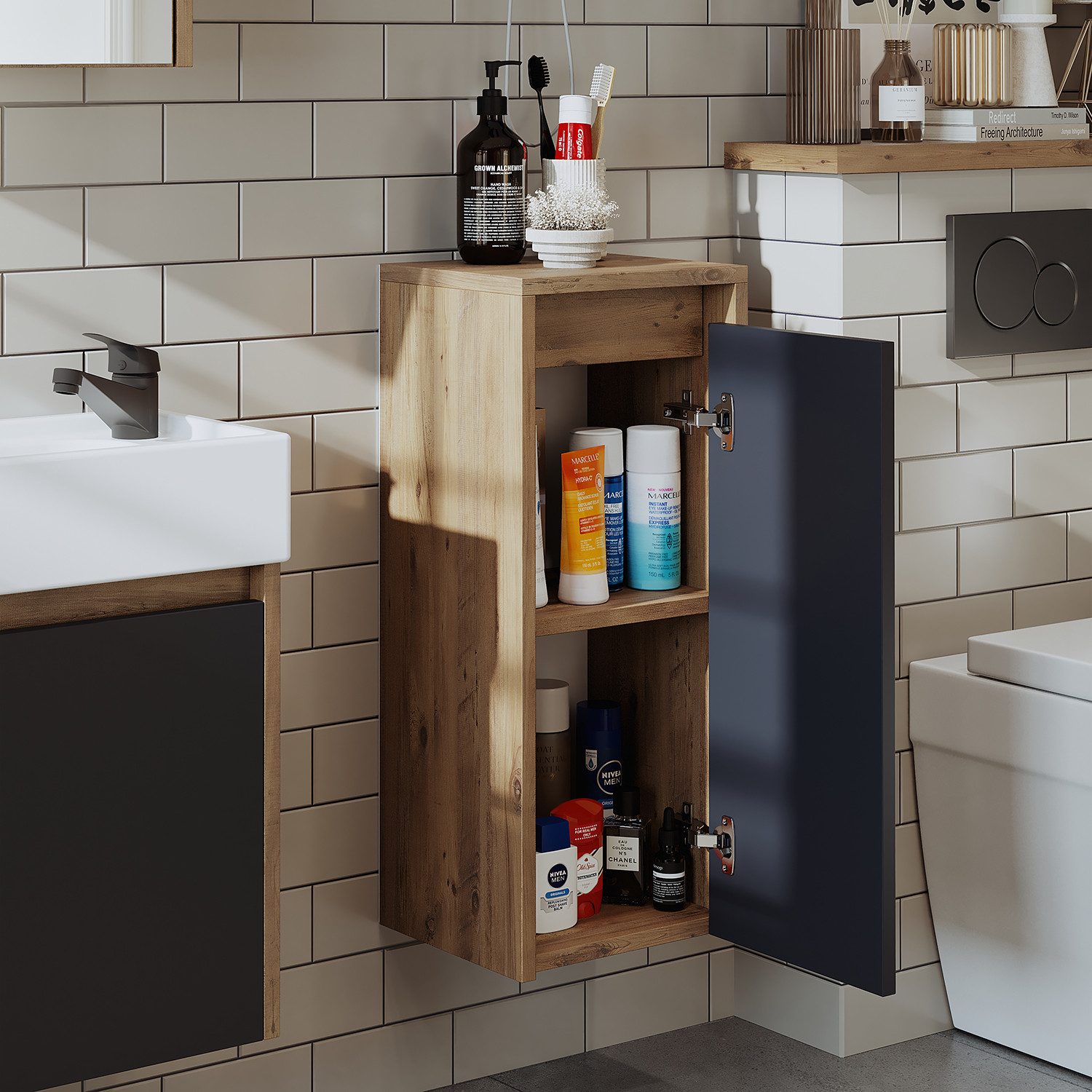 Roomart Badmöbel-Set LEO, (Badmöbelset Unterschrank mit günstig online kaufen