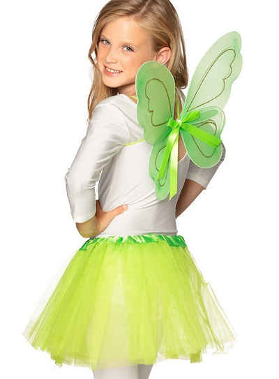 Boland Kostüm Grüne Waldfee Accessoire-Set für Kinder, Knallgrünes Set für märchenhafte Verkleidungen