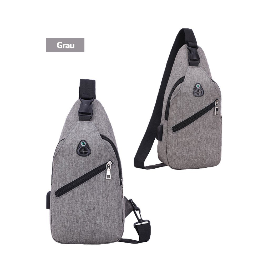 REDOM Schultertasche Brusttasche Sling Schulter Rucksack günstig online kaufen
