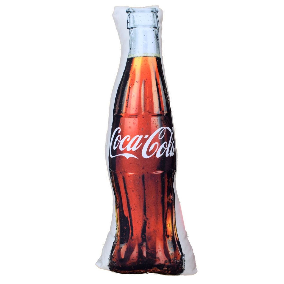 Carbotex Dekokissen Kuschelkissen 45x18cm Coca Cola Flasche Dekokissen