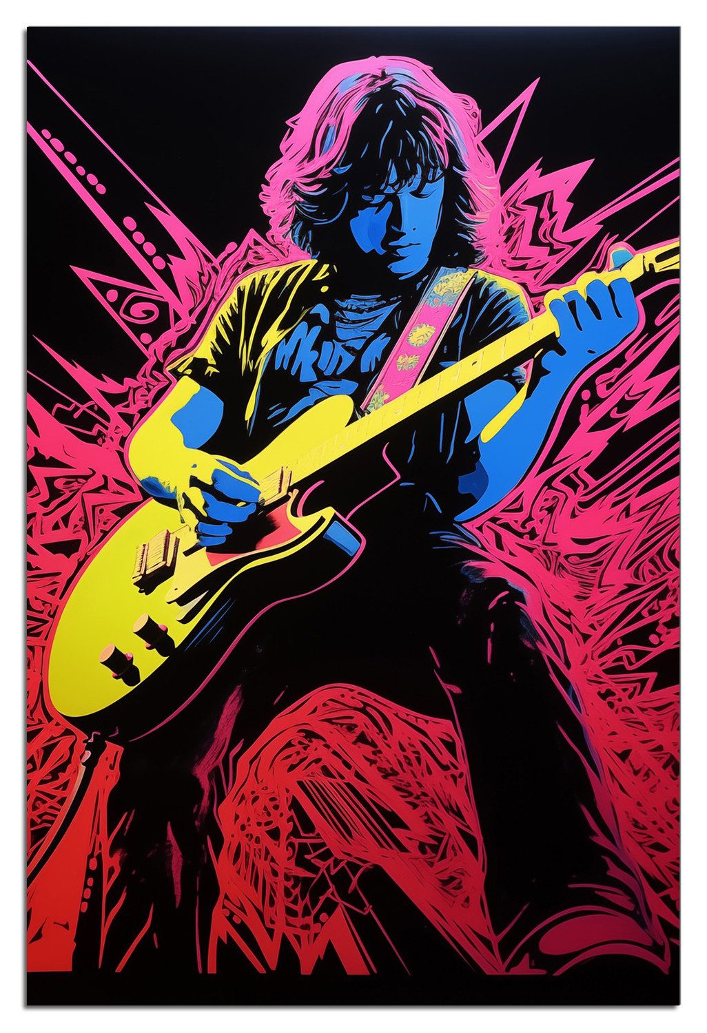 Wallario Poster, Explosives Solo, in verschiedenen Ausführungen