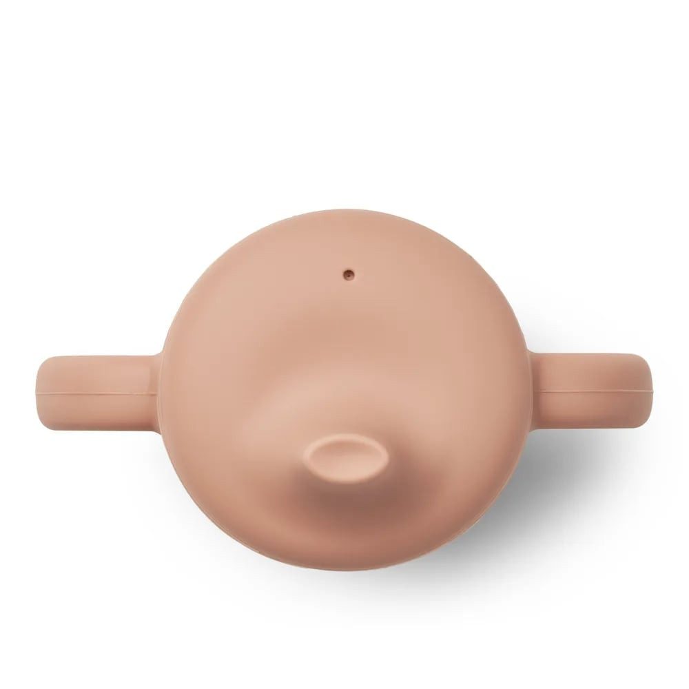 Liewood Trinklernbecher Liewood Trinklerntasse - Neil Sippy, 150 ml, Silikon, Farbe: Shell, Pale tuscany