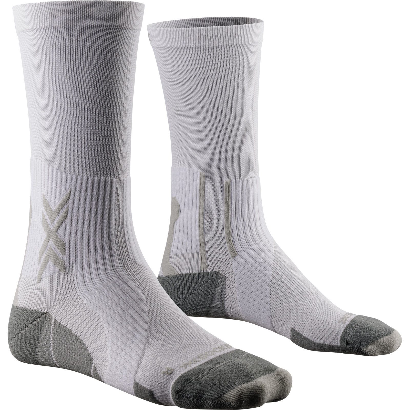 Laufsocken Run Perform Crew white
